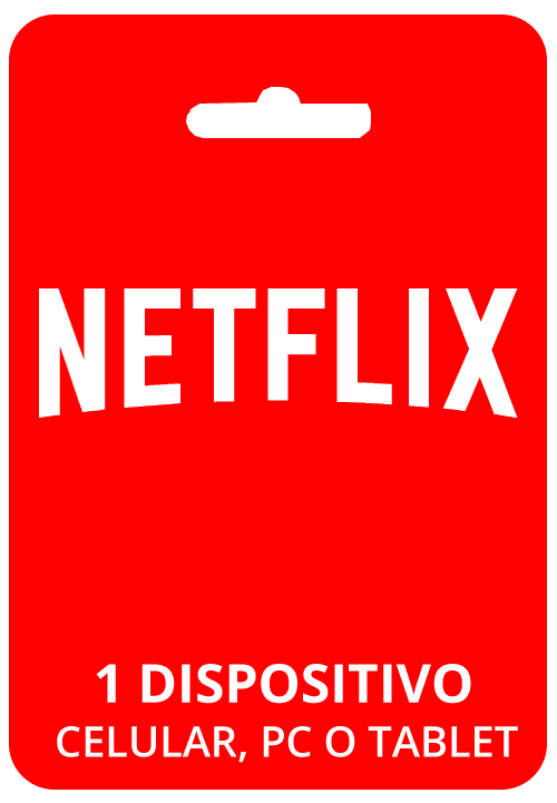 Netflix para 1 dispositivo (celular, pc o tablet)
